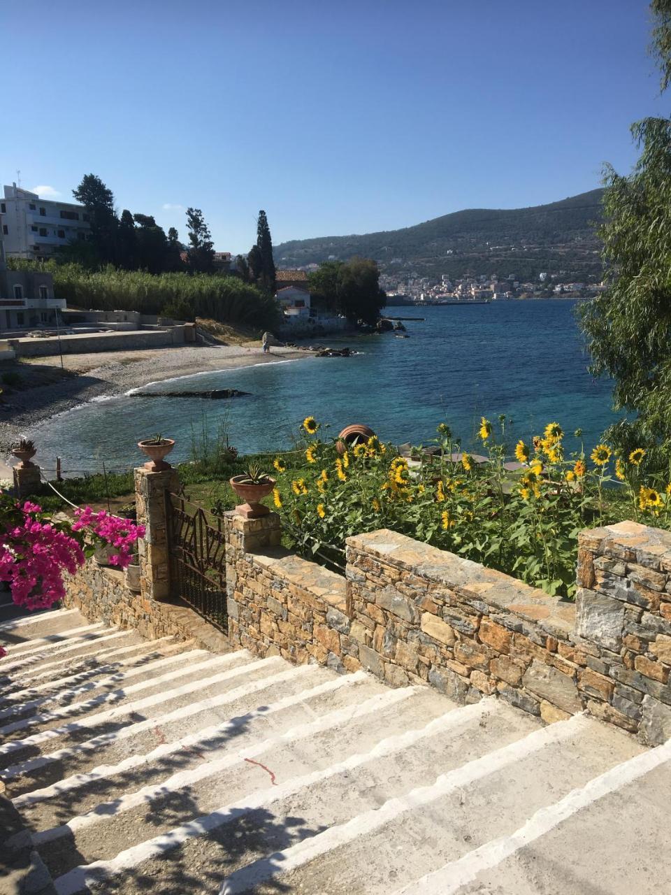 Roditses Beach Sea Front Apartments Samos Town Exterior foto